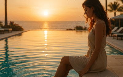 Havuz Başında Gün Batımı: Günü Huzurla Bitirmenin En İyi Yolu