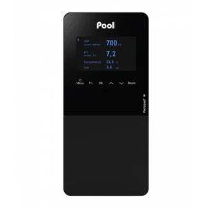 Havuzlarda otomatik dezenfeksiyon sağlayan PoolSquad® Pro tuz klor jeneratörü ve pH-ORP kontrol sistemi