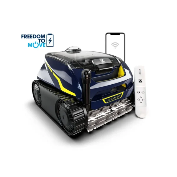 Havuz temizleme robotu RF 5600 iQ, Lift System ve uzaktan kumanda ile 12×6 m havuzlarda kablosuz temizlik sağlar.