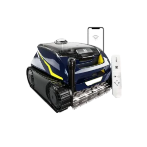 Havuz temizleme robotu RF 5600 iQ, Lift System ve uzaktan kumanda ile 12×6 m havuzlarda kablosuz temizlik sağlar.